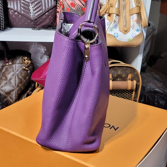Louis Vuitton Purple Taurillon Leather Capucines MM - Picture 3 of 15